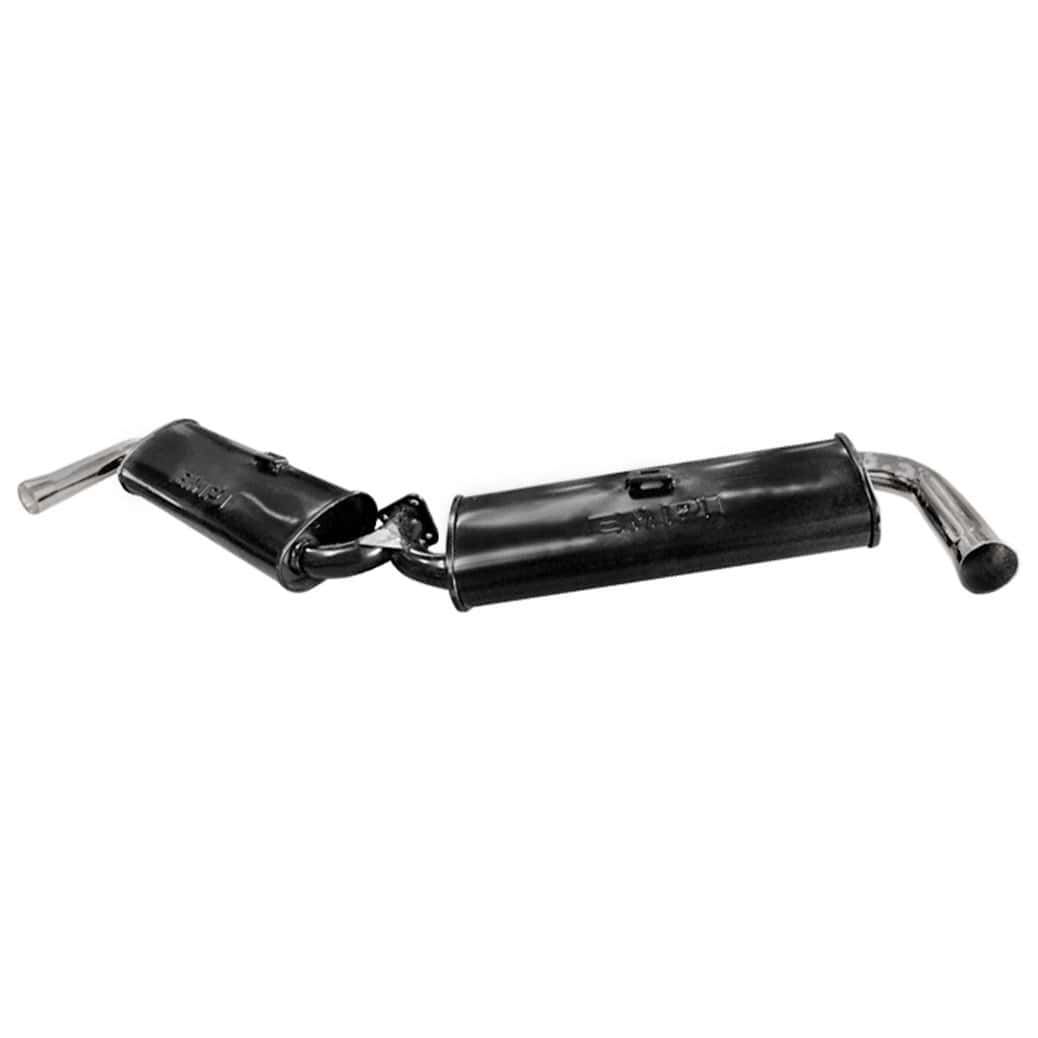 Dual Quiet Black with Chrome Tips - Type 3