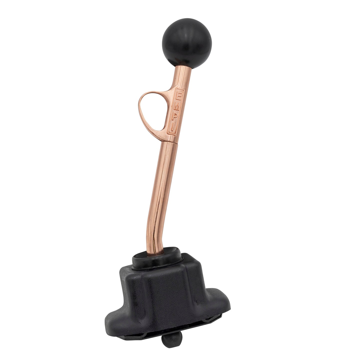 EMPI Trigger Shifter, Copper Plated, with Black Shift Knob, Short 12" O.A.L.