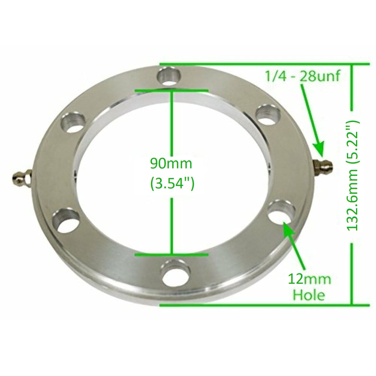 Grease Flange, 934 - for 12mm / 7/16" Bolts.