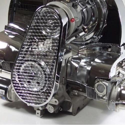 Chrome Mesh Gen/Alt Pulley Guard - AA Performance Products
