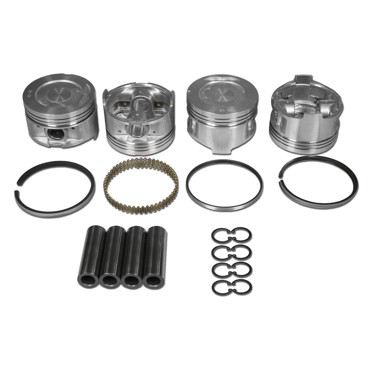 Toyota 22R/22RE Hypereutectic Piston Set With Grant Ring Set - AA Performance Products