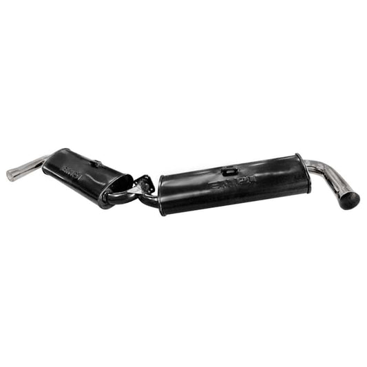 Dual Quiet Black with Chrome Tips - Type 3