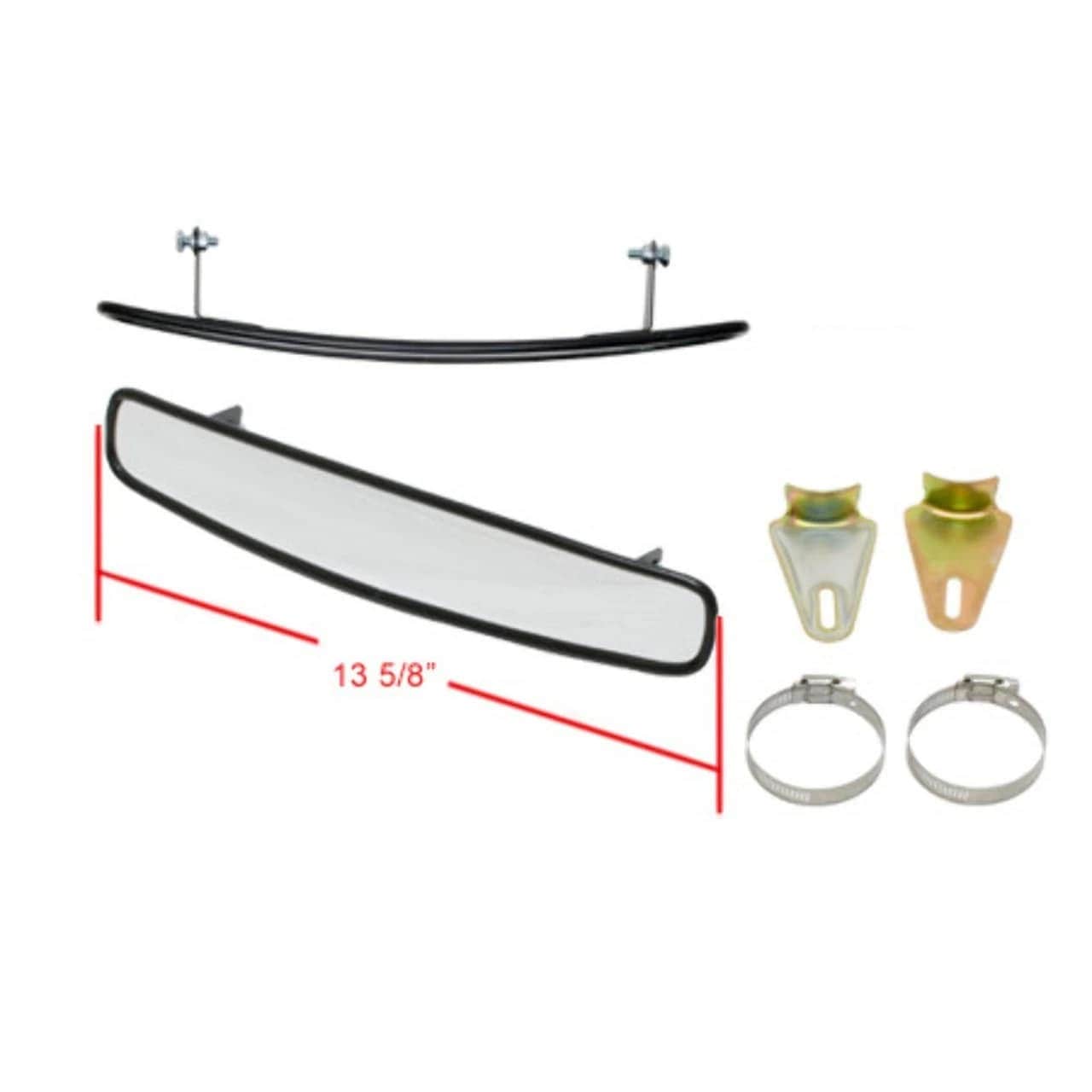 Convex Rear View Mirror, 13-5/8"