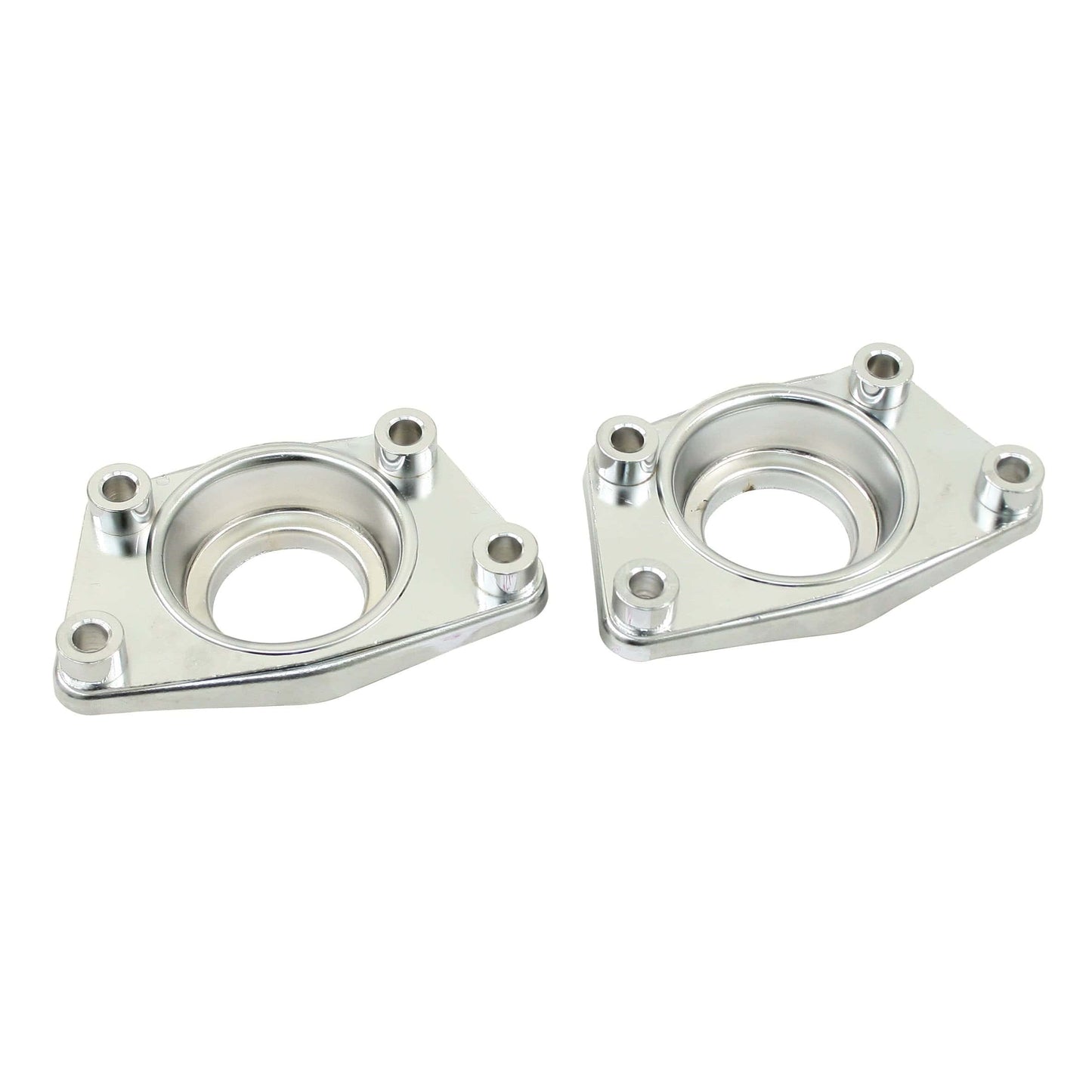 Chrome Spring Plate Caps - I.R.S., Pair