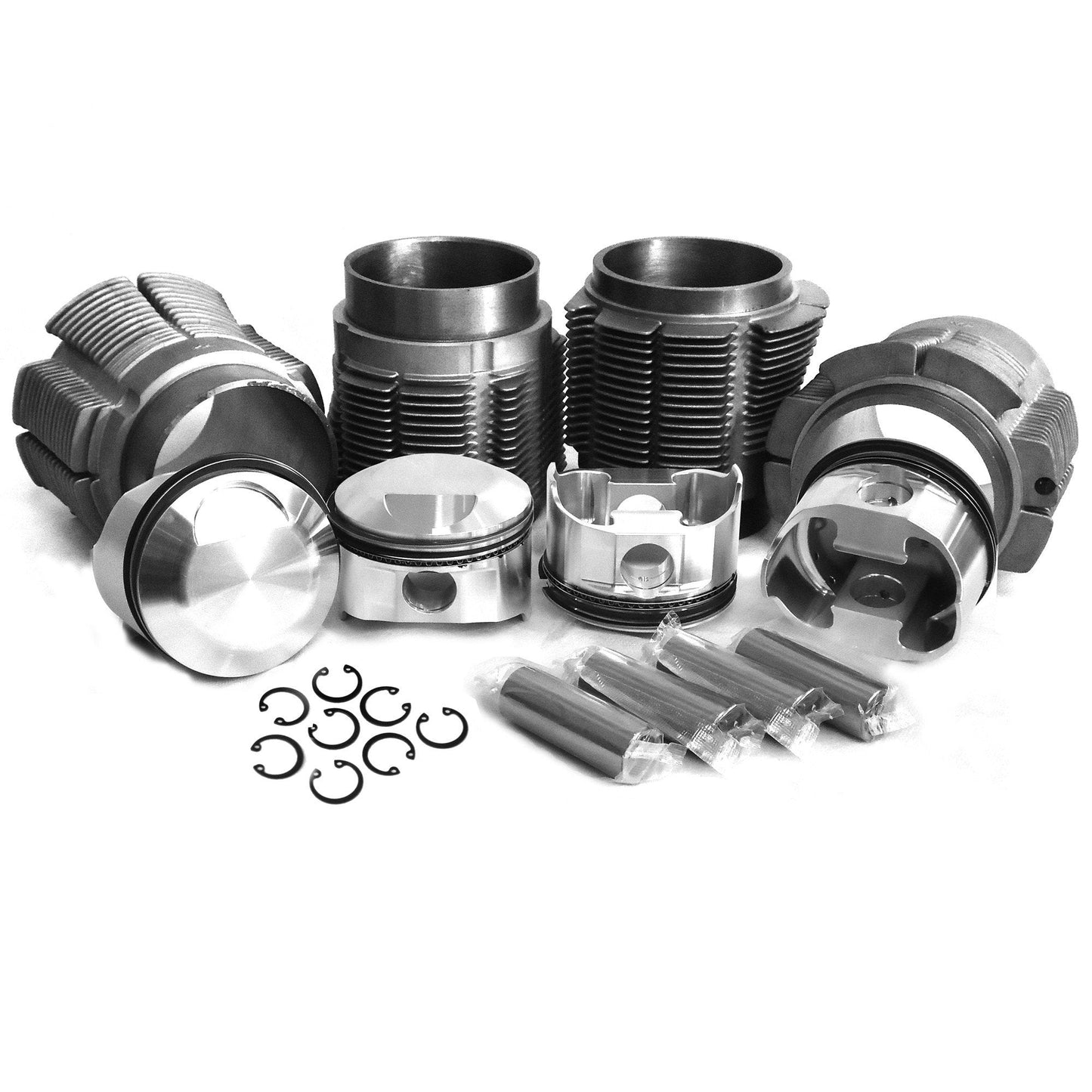 82.5mm Porsche 356C/912 Big Bore Kit w/ Biral Cylinders & JE Forged Pistons "High Comp" - AA Performance Products