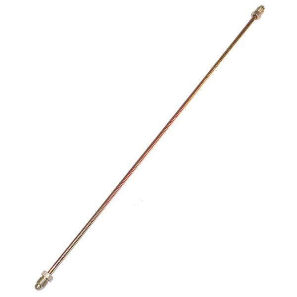 Metal Brake Line, Rear, Left or Right at Wheel Cylinder, 445mm (17-1/2" approx.) - AA Performance Products