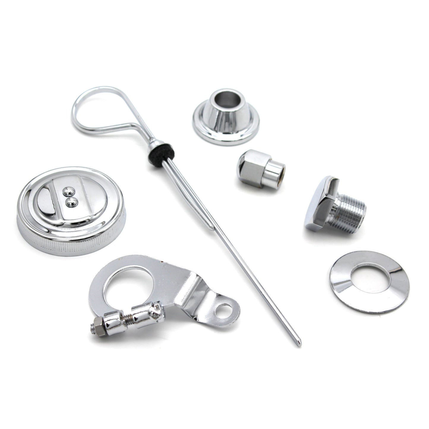 Basic Chrome 7-Piece Engine Dress-Up Kit for Type-1