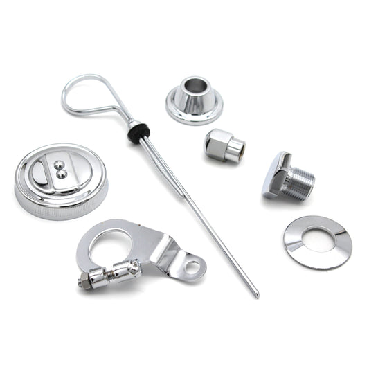 Basic Chrome 7-Piece Engine Dress-Up Kit for Type-1