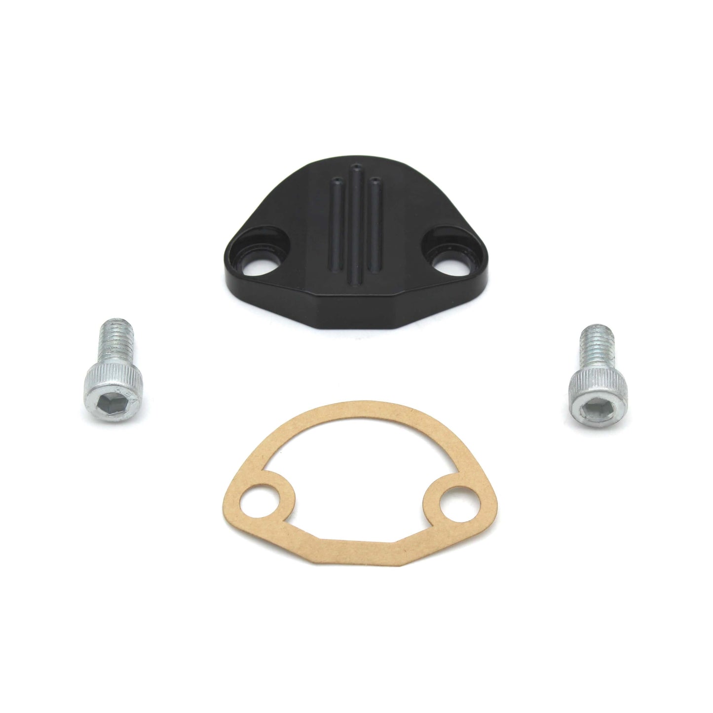 Aluminum Fuel Pump Block-Off w/ Hardware