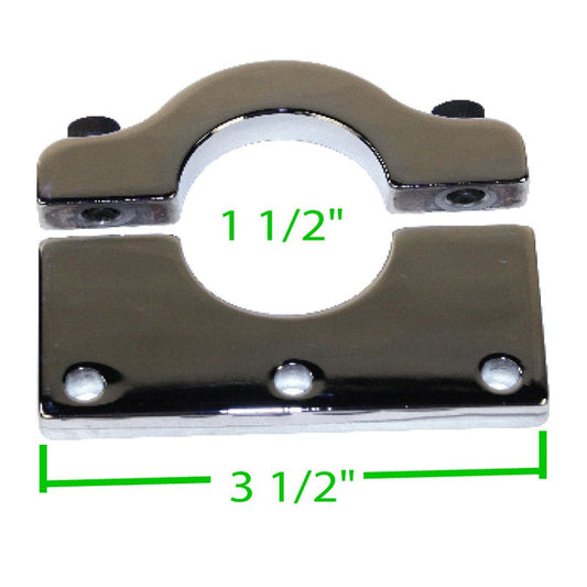 Side-Drilled Billet Brackets, 3-1/2" Wide