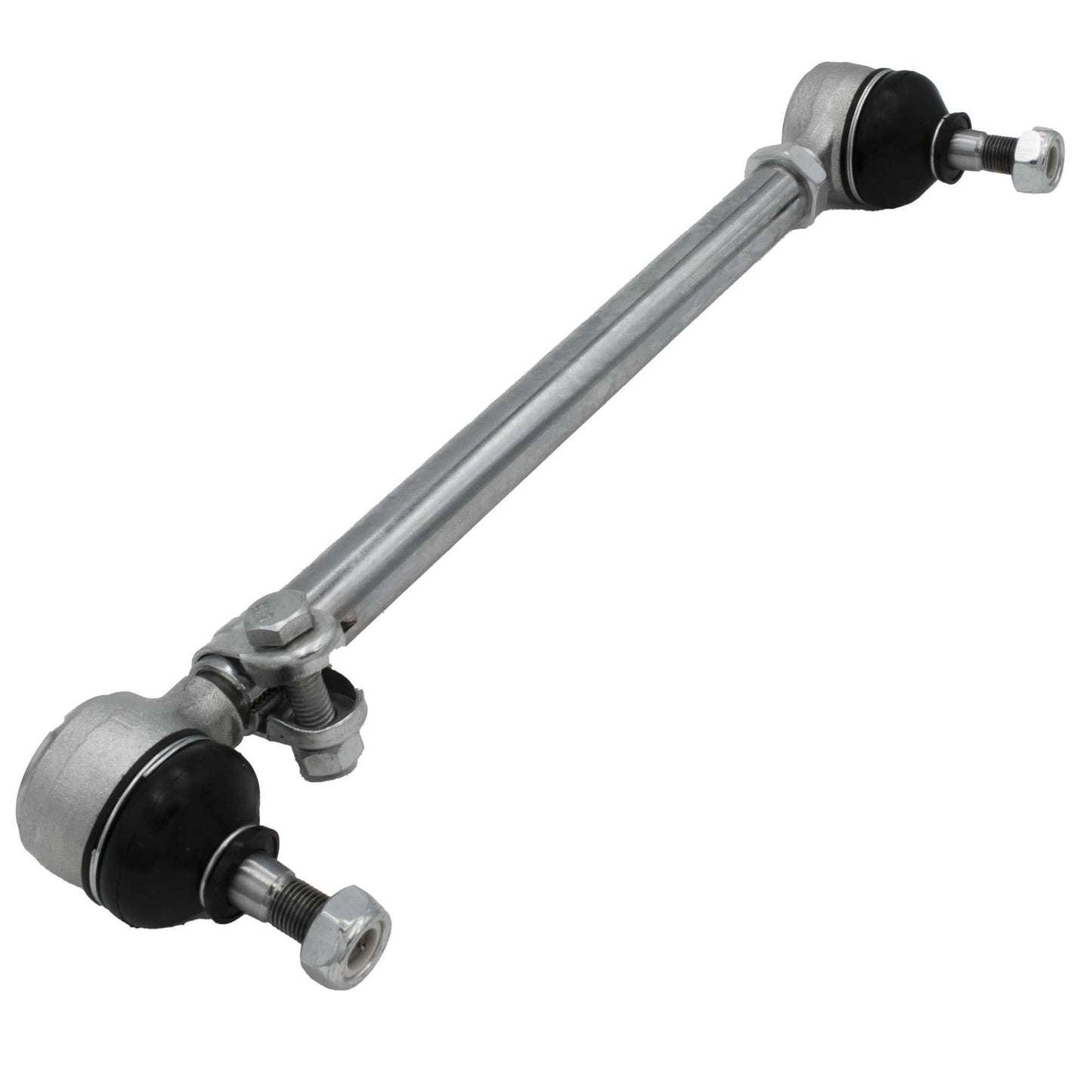 Left Chrome Tie Rod, Type 1, thru 65