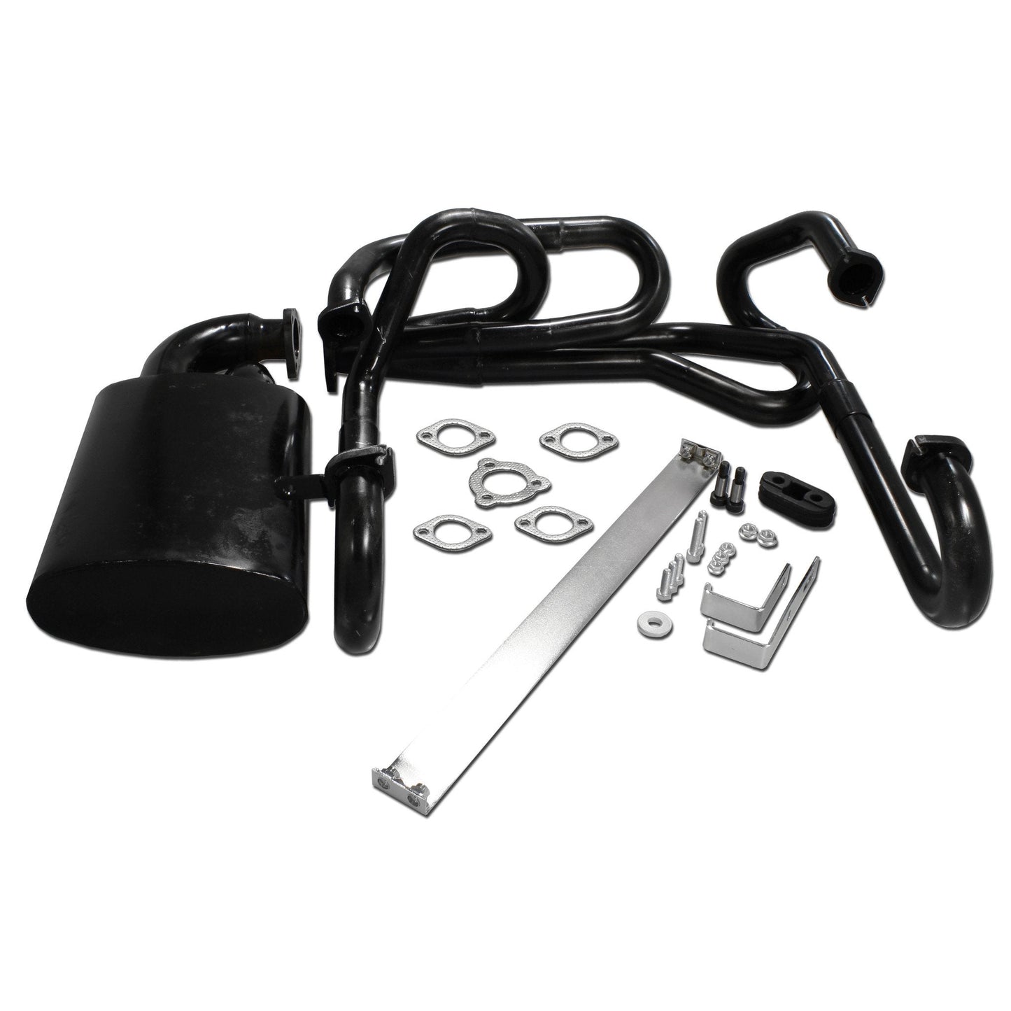 AA Sidewinder Exhaust System, 1 1/2" W/Muffler - AA Performance Products
