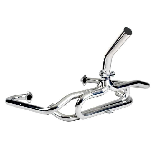 Tri Mil Exhaust, Bobtail, 1-1/2 Standard Header with Stinger, Ceramic Coated