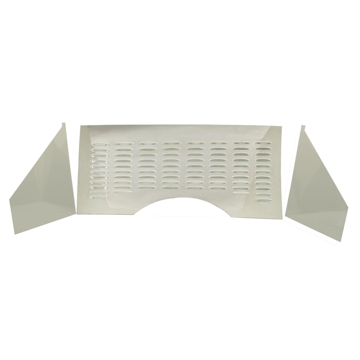 Stainless Steel 3-Piece Firewall Kit, Louvered