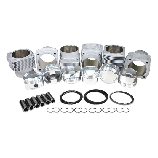 95mm, Porsche 911 JE Piston & Cylinder Kit 3.2L 10.5:1 - AA Performance Products