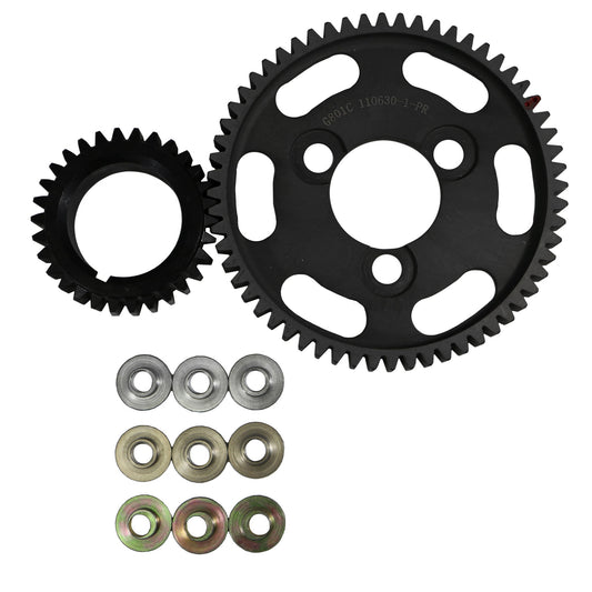 VW Type 1 Steel Straight Cut Cam Gears Bolt On - AA Performance Products