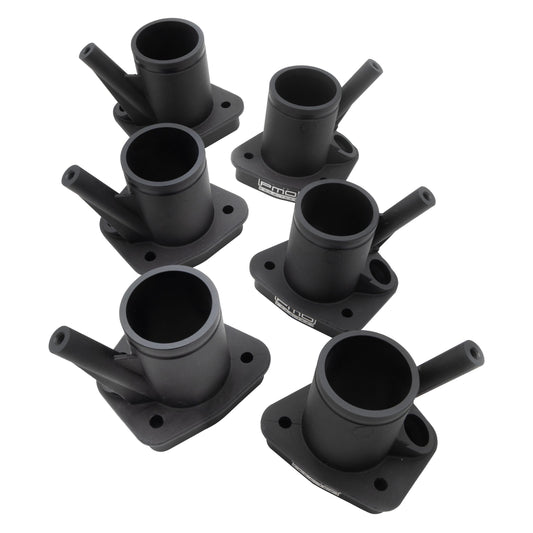 PMO Aluminum Intake Manifold Stacks – Set of 6 for Porsche 964 w/ OE Gaskets