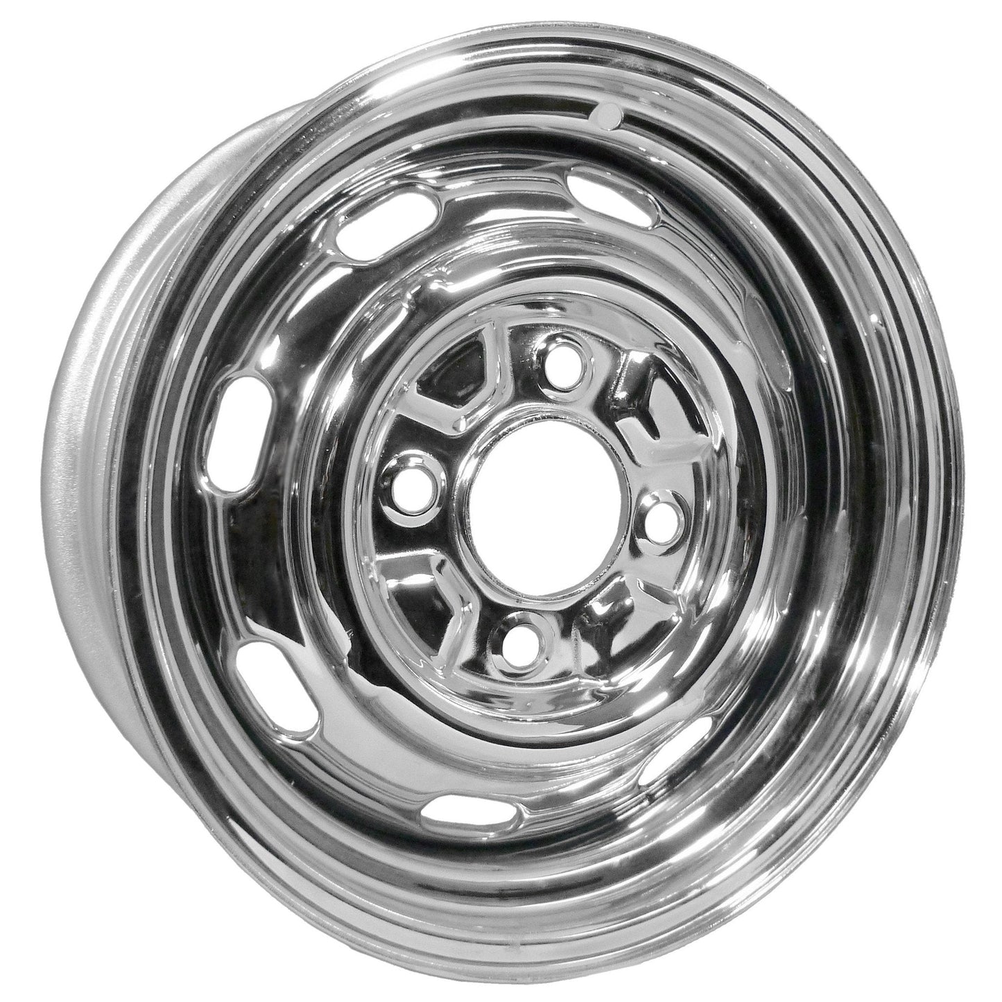 4 Lug Rim Chrome with Slots 4/130 4.5" Wide - AA Performance Products